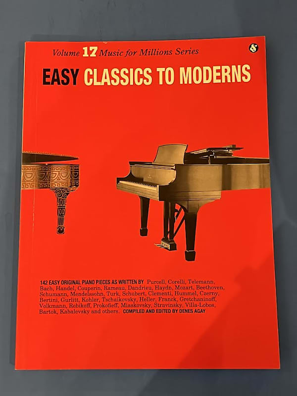 Easy Classics to Moderns Vol. 17 music for Millions Series Piano Book image 1