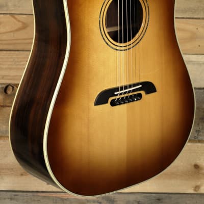Alvarez DYM70CE Acoustic/Electric Guitar Shadowburst w/ Case for sale