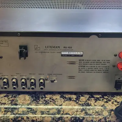 Luxman RX-102 Vintage High-End Stereo Receiver, Performs perfectly but Motorized face is inoperable image 7