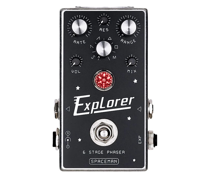 Spaceman Explorer 6 Standard /// SILVER Phaser Effects Pedal