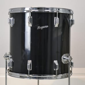 Rogers Jet Black Pearl "Powertone" Drum Kit w/ 26" Bass Drum image 2