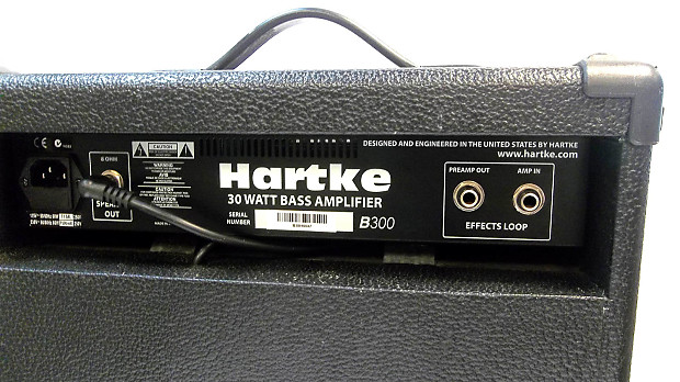 Hartke 30w Solid State Combo Bass Amp Black Tolex B300 | Reverb