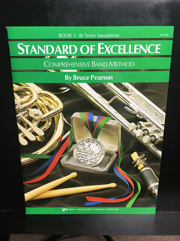 KJOS W23XB Standard of Excellence Tenor Saxophone Book 3 image 1