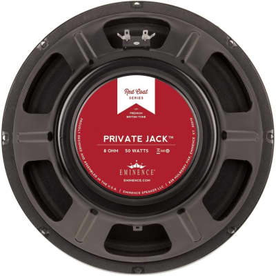 Eminence Red Coat Series Private Jack 12" 50 Watts at 8 Ohms Guitar Speaker image 1