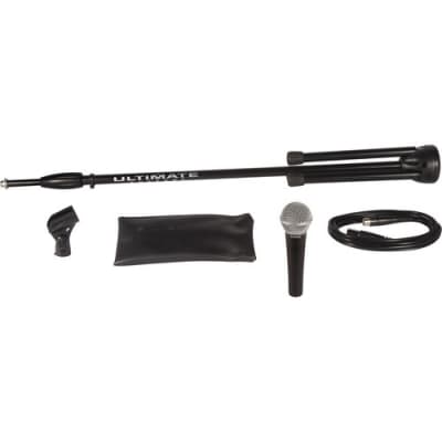 Shure - SM58-CN BTS - Stage Performance Kit - SM58 Microphone w/ Cable & Stand