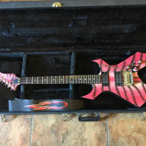 BC Rich Warlock NJ Platinum Series Snakeskin Finish RARE w