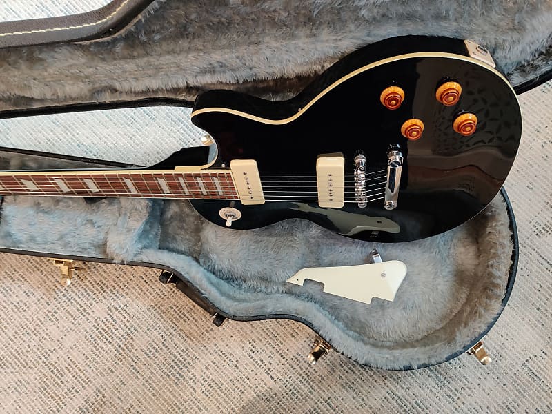 Epiphone '56 goldtop 2010 - Black | Reverb