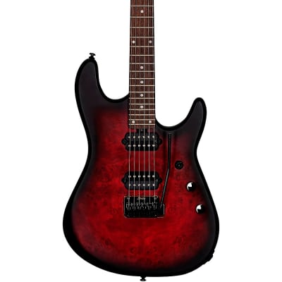 Sterling by Music Man Jason Richardson Cutlass Signature Electric Guitar Dark Scarlet Burst Satin for sale