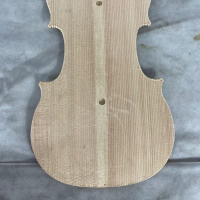 1 Piece 4/4 Violin Panel Wood Carved Shape image 2