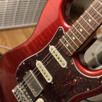 MJT / Van Zandt / Callaham / Musikraft Candy Apple Red Relic Stratocaster image 1