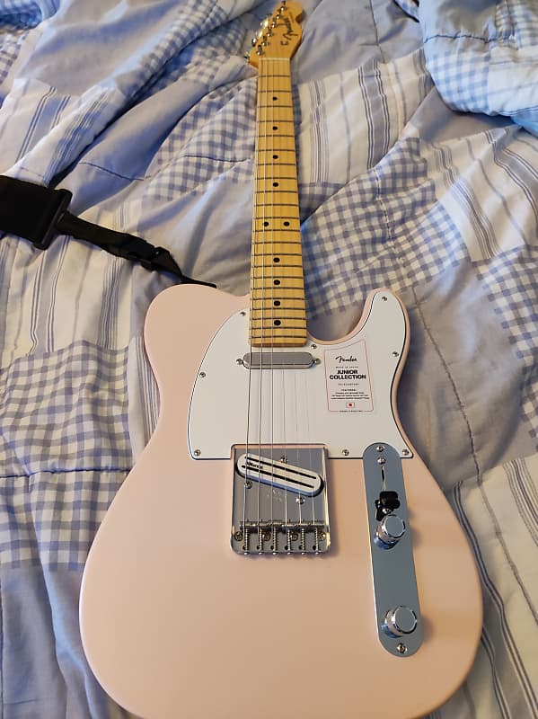 Fender MIJ Junior Collection Telecaster 2022 Japan - Satin Shell Pink -  Dimarzio Seymour Duncan Pickups