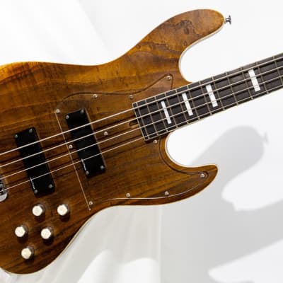 Bacchus STRONG 36 Super Jazz Bass 5 String Flame Top Bartolini 