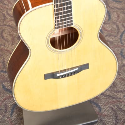 Santa Cruz Custom OM Orchestra Model Adirondack Spruce Top Natural image 11