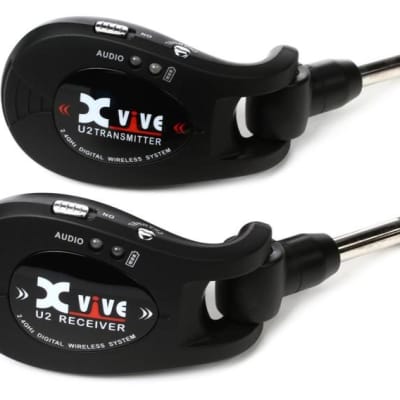 NEW Xvive U2 Black Guitar Wireless System Compact 2.4Ghz image 3