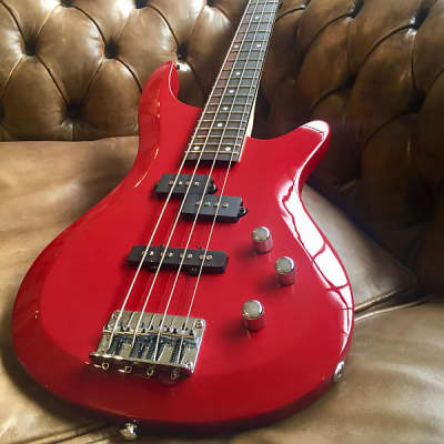 Custom Luthier-Built Reserve 4 strings passive - Cherry Red solid image 10