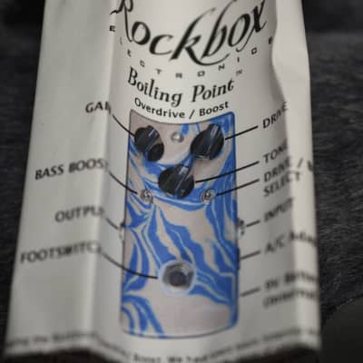 Rockbox Boiling Point, Early Serial, hand painted Swirl, with all original  case candy. image 10