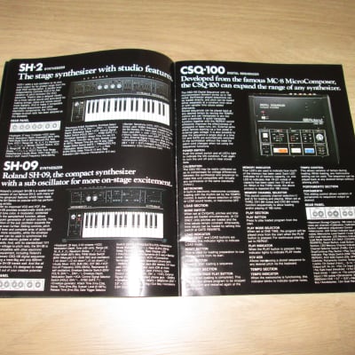 Immagine Roland Volume 3 Catalog  – 1980 - Original Vintage Synthesizer Brochure - RARE - 9