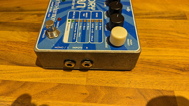 Electro-Harmonix Stereo Memory Man With Hazarai Digital Delay / Looper 2007  - Present - Blue