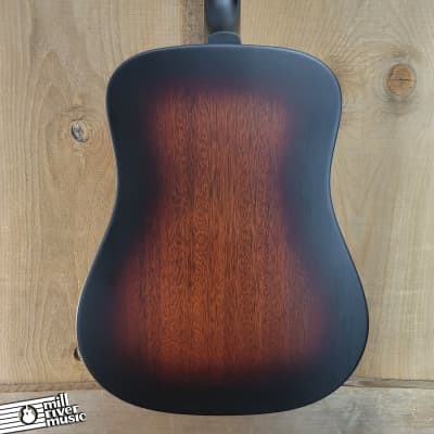 Guild USA D-20 Dreadnought Acoustic Guitar Vintage Sunburst w/ HSC Used image 11