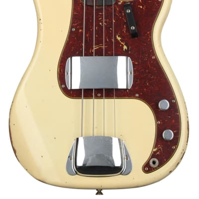 Fender Custom Shop Time Machine '64 Precision Bass Relic - Aged Vintage White for sale