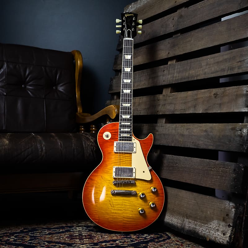 Gibson 60th Anniversary 1960 Les Paul Standard V2 VOS - Orange Lemon Fade image 1