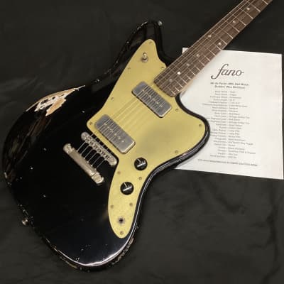 Fano Alt De Facto RB6 黄金期 Fano Guitars Alt de Facto RB6T Thinline Bull Black
