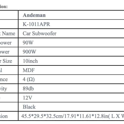 Andeman K-1011APR 10