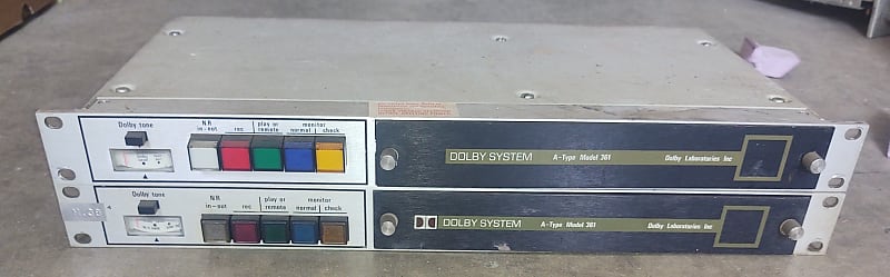 Stereo Pair Dolby A-Type Model 361 tape Noise Reduction