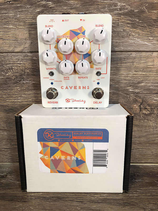 Keeley Caverns Delay Reverb V2 2010s White Reverb