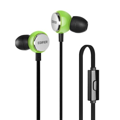 Edifier P293 In-ear Headset - Earbud Headphones IEM In Ear Monitor Headphone - Green image 1