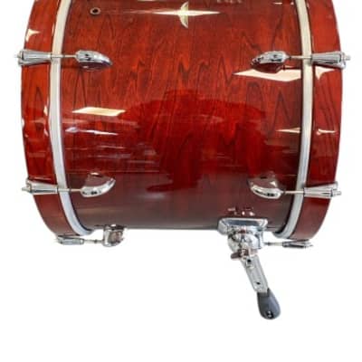 Tama Star Walnut Grancassa 18X15 Burgundy Red Usata image 2