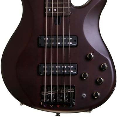 Yamaha TRBX505 5-string Bass Guitar - Translucent Brown image 1