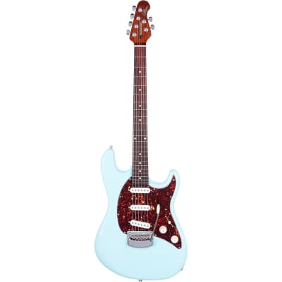 Ernie Ball Music Man Cutlass SSS Rosewood Fingerboard Electric Guitar Powder Blue image 3