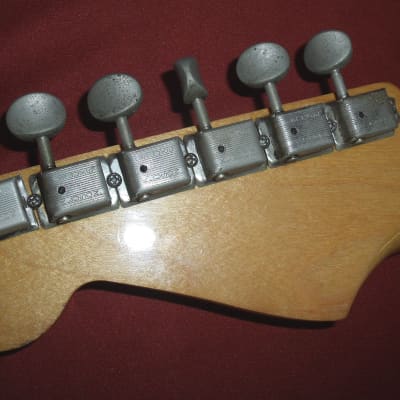 Vintage Fender Stratocaster Electric Guitar circa 1965 (Pre-CBS) w. case & strap image 10