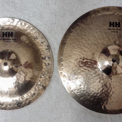 Sabian 15005MPLB HH Low Max Stax Set 12/14" Cymbal Pack - Brilliant image 2