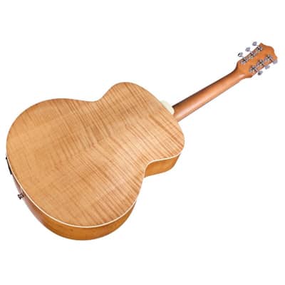 Guild Jumbo Junior Flamed Maple Westerly Electro Acoustic Guitar, Natural image 4