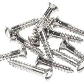 Fender 009-5368-049 Pure Vintage Slotted Telecaster Control Plate Mounting Screws (12)