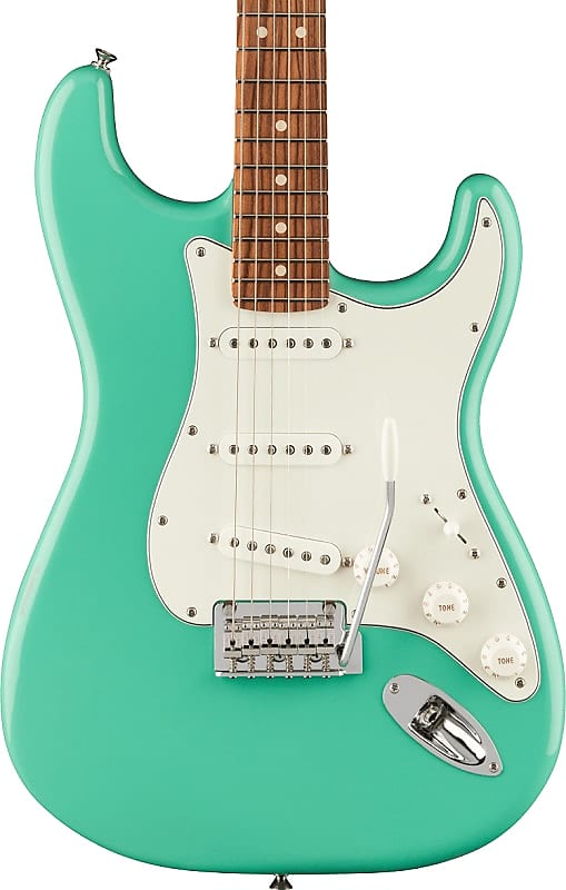 Fender Player Stratocaster Electric Guitar. Pau Ferro Fingerboard, Sea Foam Green image 1