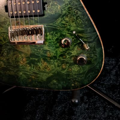 Grainger Guitars  Apollo 7 String, Lizard Green Seven String image 9