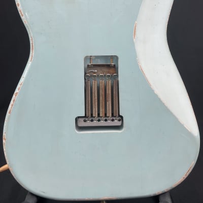 Custom/Hybrid Stratocaster, Relic, Daphne Blue image 7