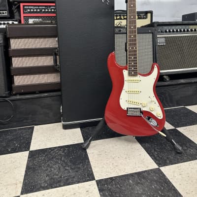 Fender Limited Edition American Standard Stratocaster Channel Bound 2014 - Dakota Red 60th Anniversary image 2