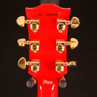 Gibson Les Paul Custom, All Ferrari Red w Gold Hardware 9lbs 12.3oz image 7