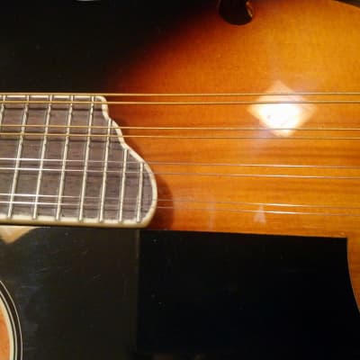 Oscar Schmidt Left Handed F-Style Mandolin with Hard Shell Case image 8