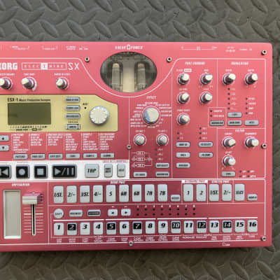 Korg Electribe-SX ESX-1 Music Production Sampler 2010s w/ Rare Telefunken replica Tubes- Red (SD Card Version)