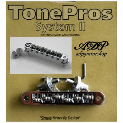TonePros TP6R-C Nashville Roller saddle Bridge Small Post USsize Chrome for sale