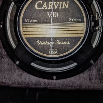 Carvin 10inch Guitar Speakers V10 80's Black image 2