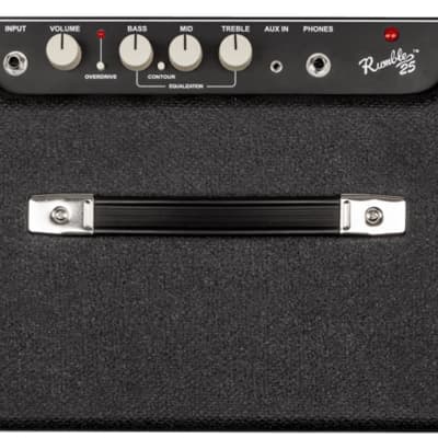 Fender Rumble 25 V3 Bass Combo Amplifier 120V image 3