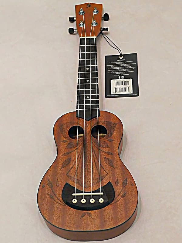 Stagg Tiki series soprano ukulele with sapele top and Gig Bag  2018 OH finish image 1