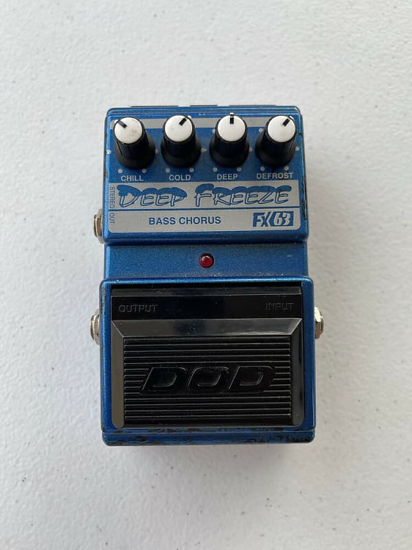 DOD FX63 Deep Freeze Bass Stereo Analog Chorus Rare Vintage Guitar Effect  Pedal