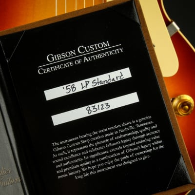 Gibson Custom Shop PSL '58 Les Paul Standard Reissue VOS Sunrise Tea Burst image 21